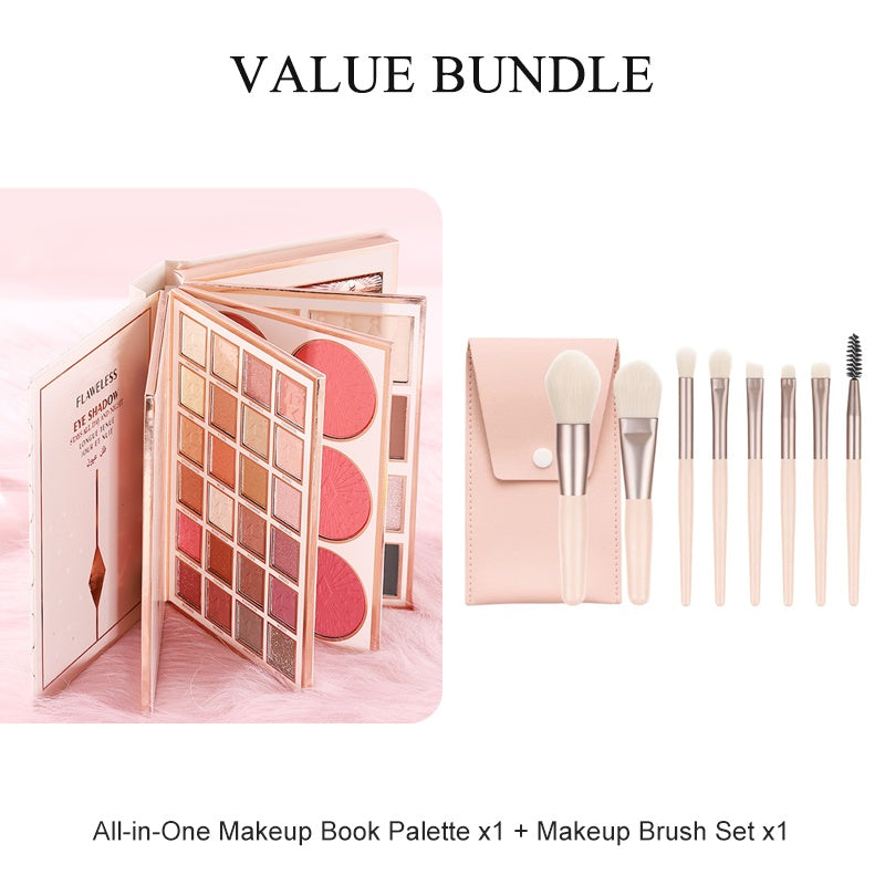 ๐50% OFF NOW! All-in-One Makeup Book Palette, Multi Layer Eyeshadow Blush Contour Highlight Makeup Kit for Daily & Party Makeup