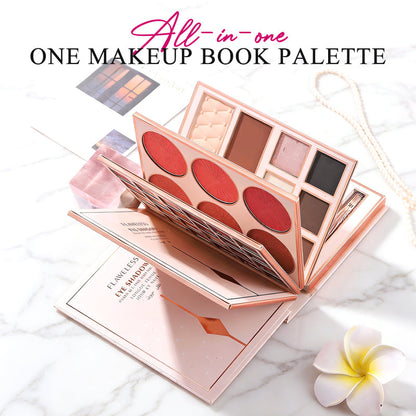 💄50% OFF NOW! All-in-One Makeup Book Palette, Multi Layer Eyeshadow Blush Contour Highlight Makeup Kit for Daily & Party Makeup