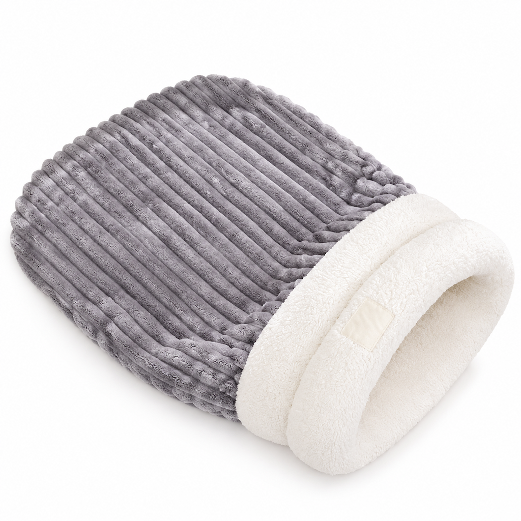 Thick Warm Plush Cat Sleeping Bag Cozy Cave Bed Burrowing Pet Bed for Autumn and Winter
